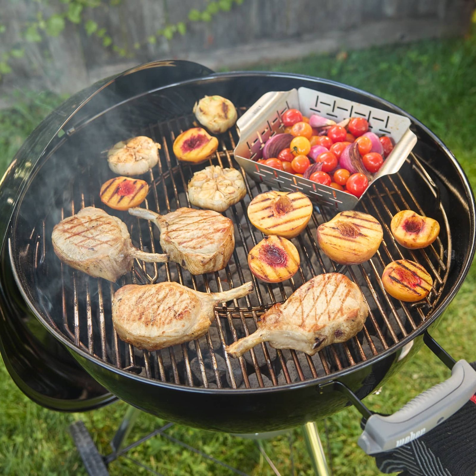 Barbecue au charbon de bois Weber Original Kettle Premium – Noir - Vue 9
