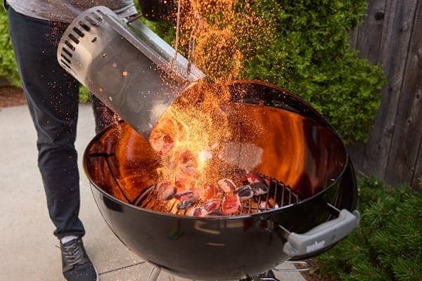 Barbecue au charbon de bois Weber Original Kettle Premium – Noir - Vue 6