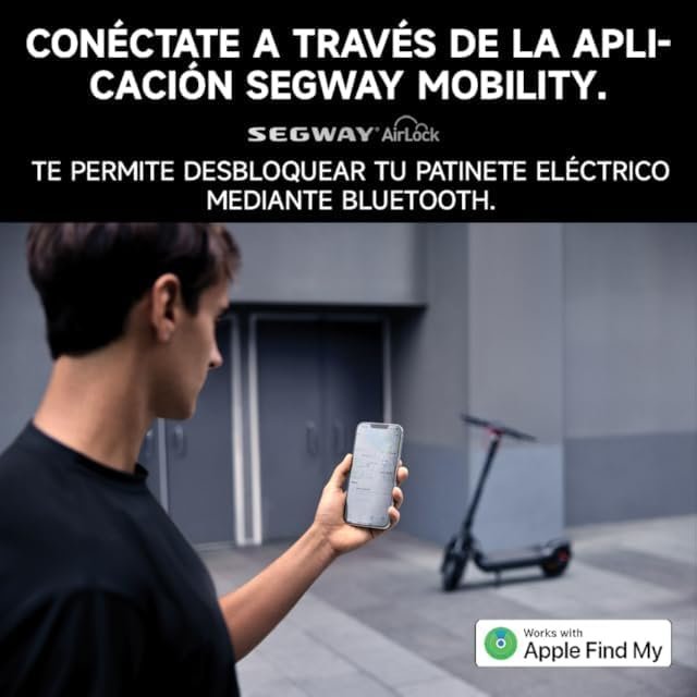 Segway Max G3 E, Trottinette électrique, Vitesse maximale de 25 km/h, Autonomie de 80 km, Double système de freinage - Vue 7