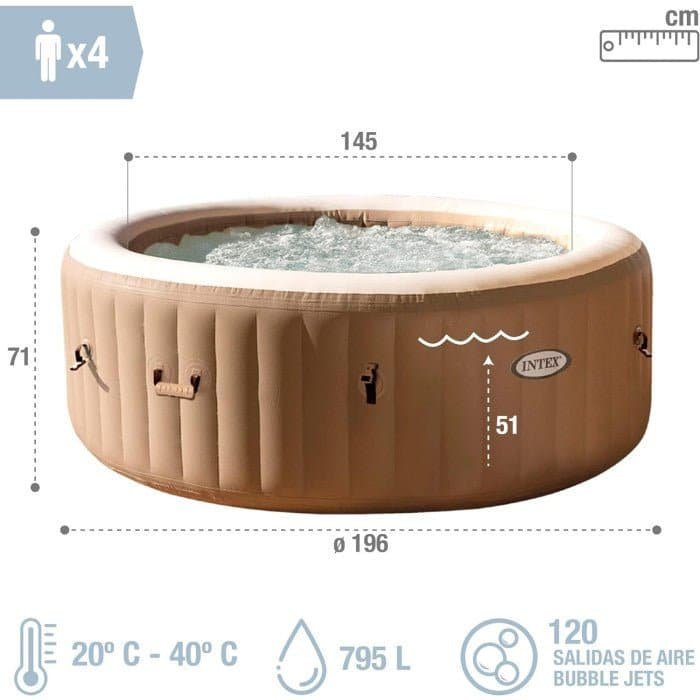 Pack Spa Gonflable Sahara 4 places + Accessoires - Vue 7