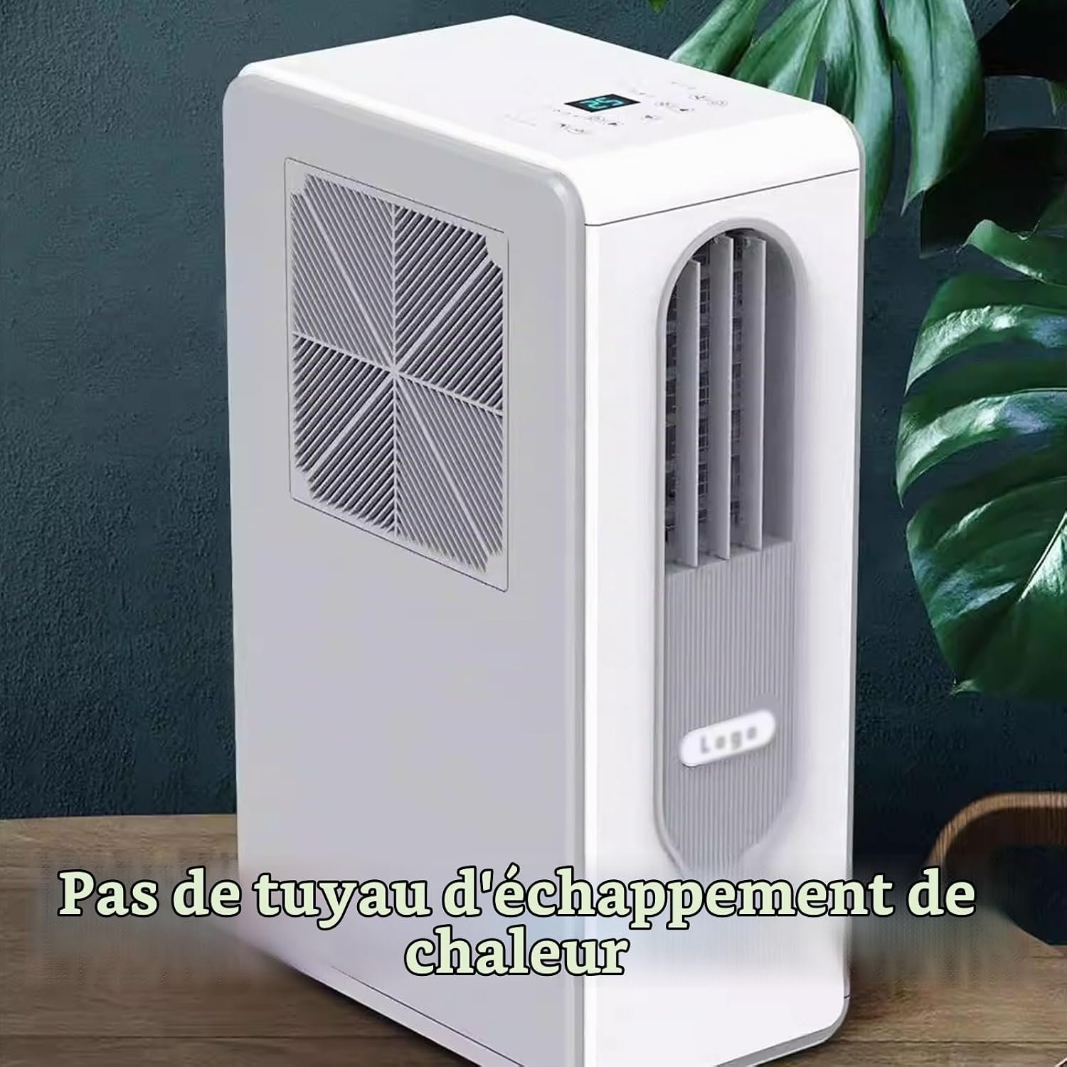 Petit climatiseur vertical portable avec filtre à huile multicouche, fonctionnement silencieux 38 dB, sans fenêtre, refroidisseur par évaporation pour chambre, pièce, bureau - Vue 6