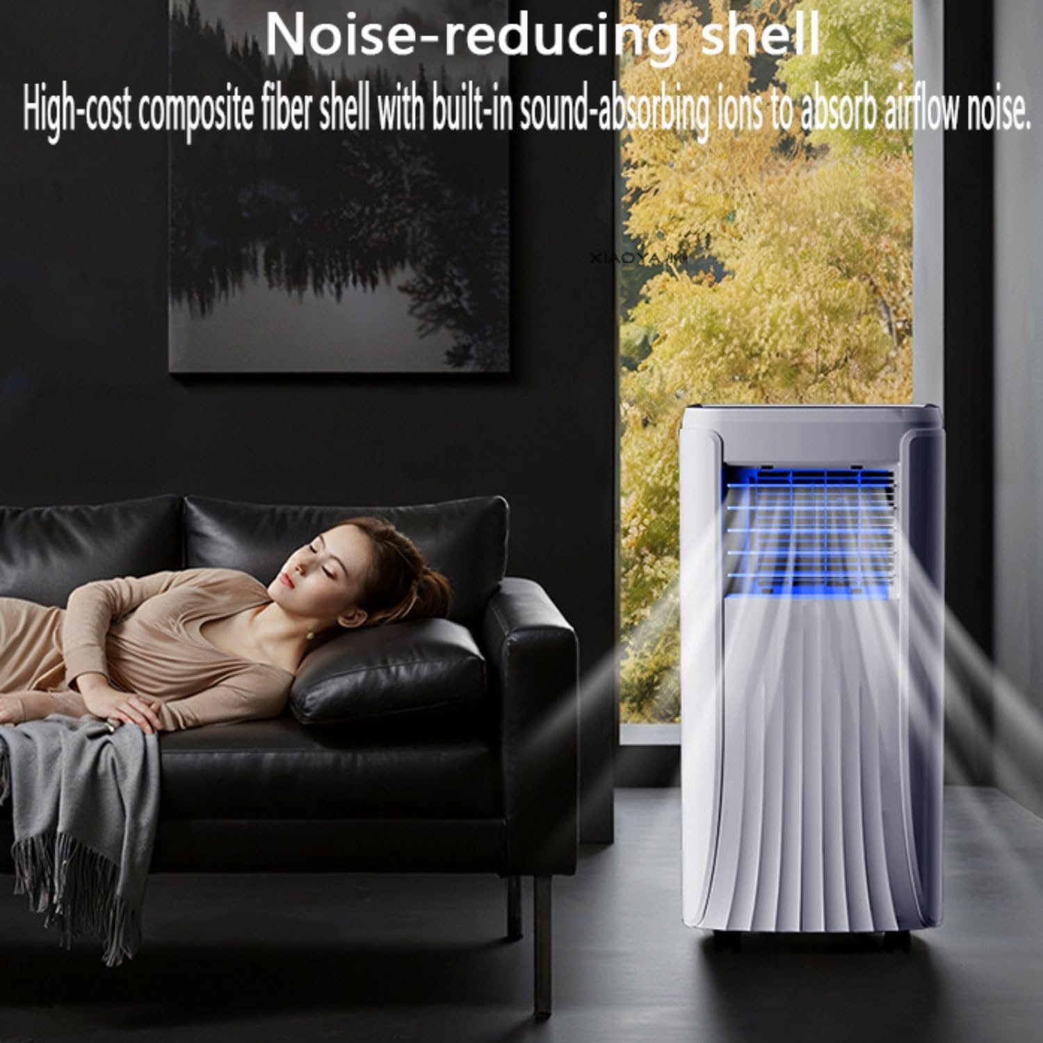 Générique Climatiseur Portable, climatiseur Mobile pour pièce, Ventilateur sans fenêtre avec télécommande, réservoir de 1 Litre, minuterie 24 Heures, r (Style 3, 1 pièce) - Vue 7