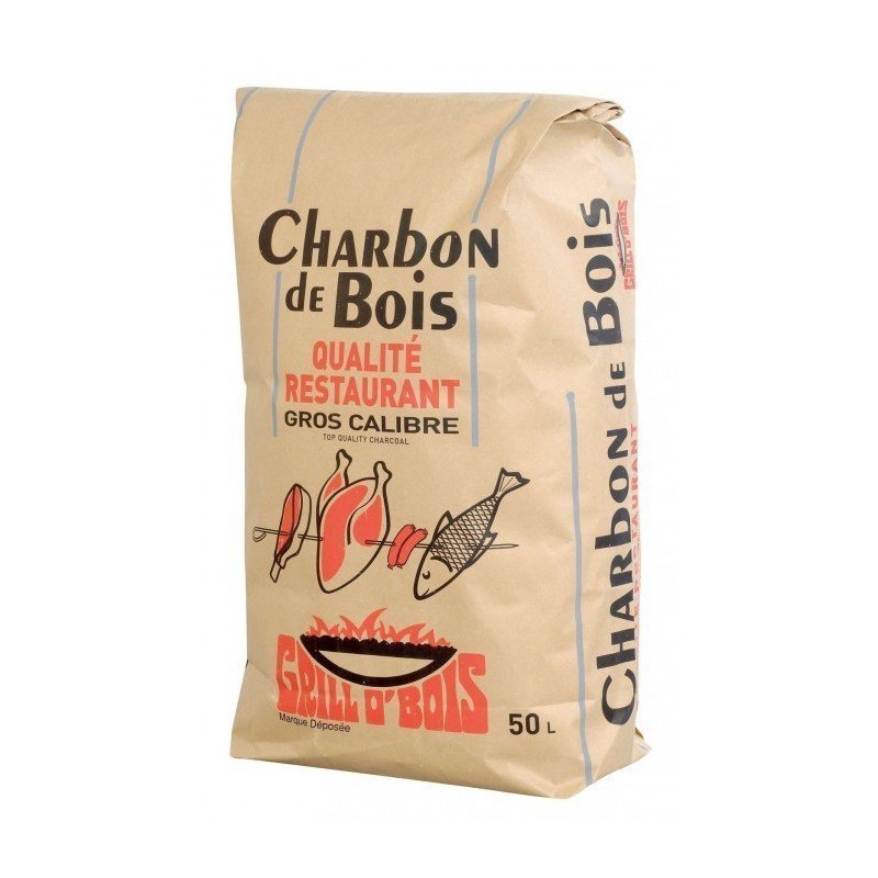 Charbon de bois solide GRILLO'BOIS par 50 l - Vue 1