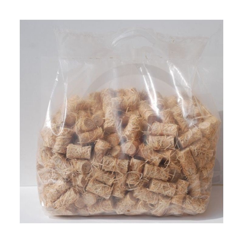 Sac d'allume-feux 100% naturel en laine de bois 12,5kg (950 pce) - Vue 1