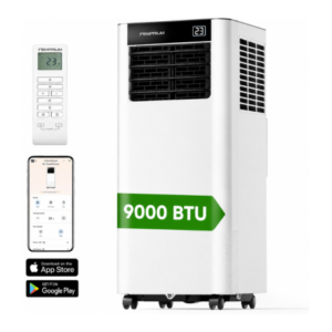 Climatiseur mobile 3-en-1 - WiFi - 9000 BTU