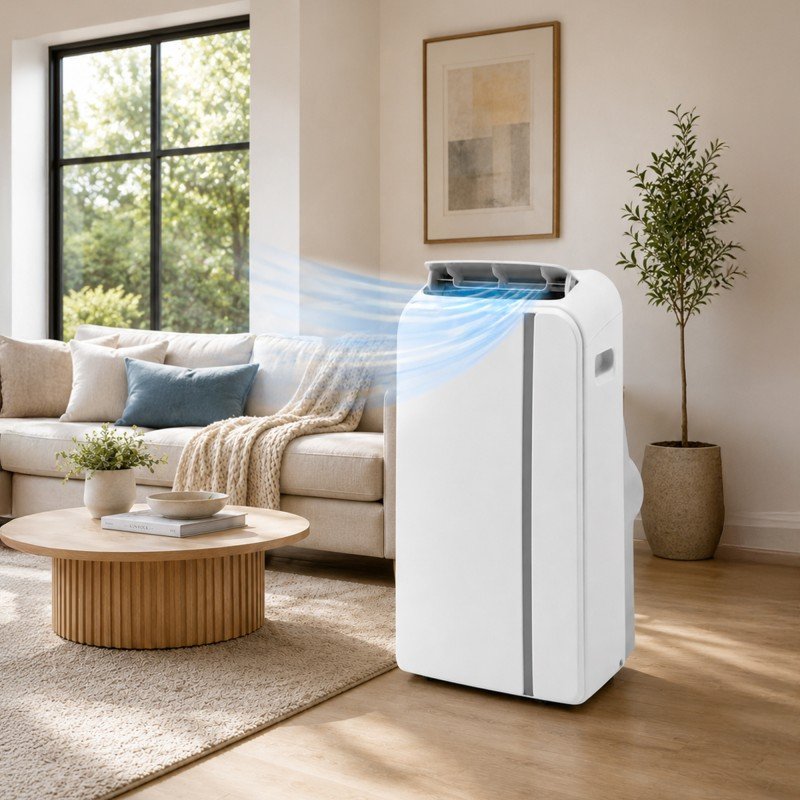 Climatiseur mobile 12000 BTU/h Turbo - Froid & Chaud - Vue 6