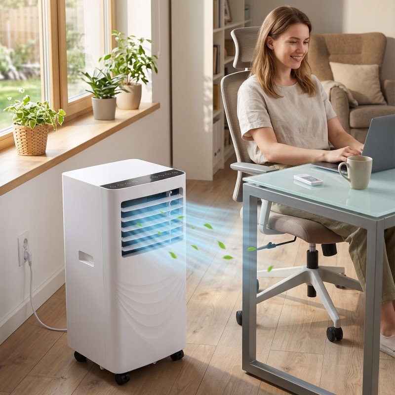 Climatiseur portable réversible 12000 BTU - Wi-Fi - FROID ET CHAUD - Vue 6