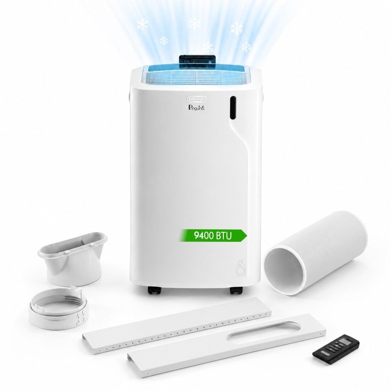 De'Longhi - PACEM82K.1 - Climatiseur mobile - 2,4 kW - Déshumidificateur - Vue 1