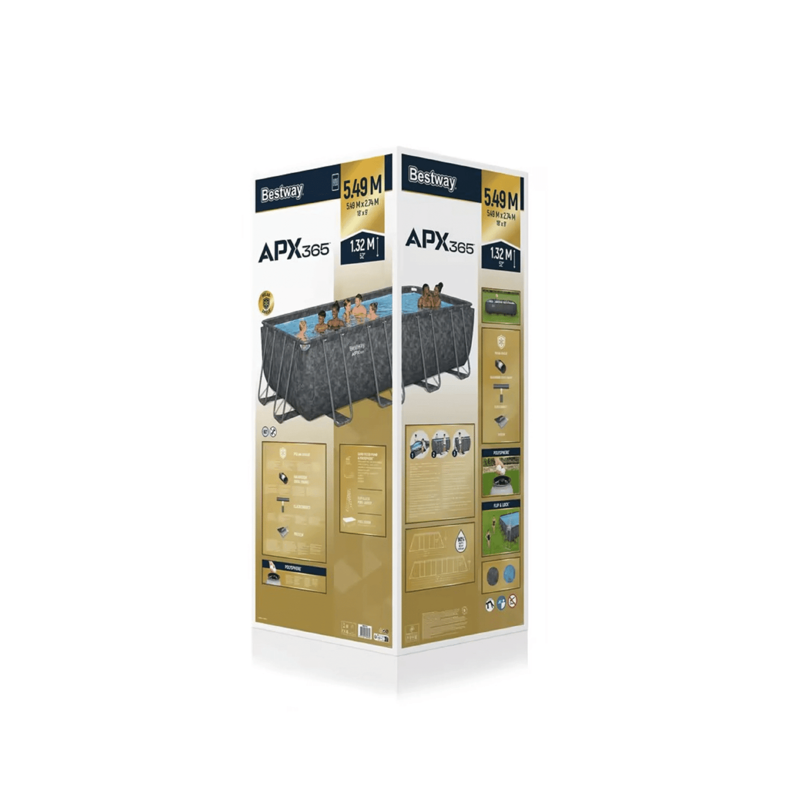Piscine hors sol APX365 acier BESTWAY - Vue 3