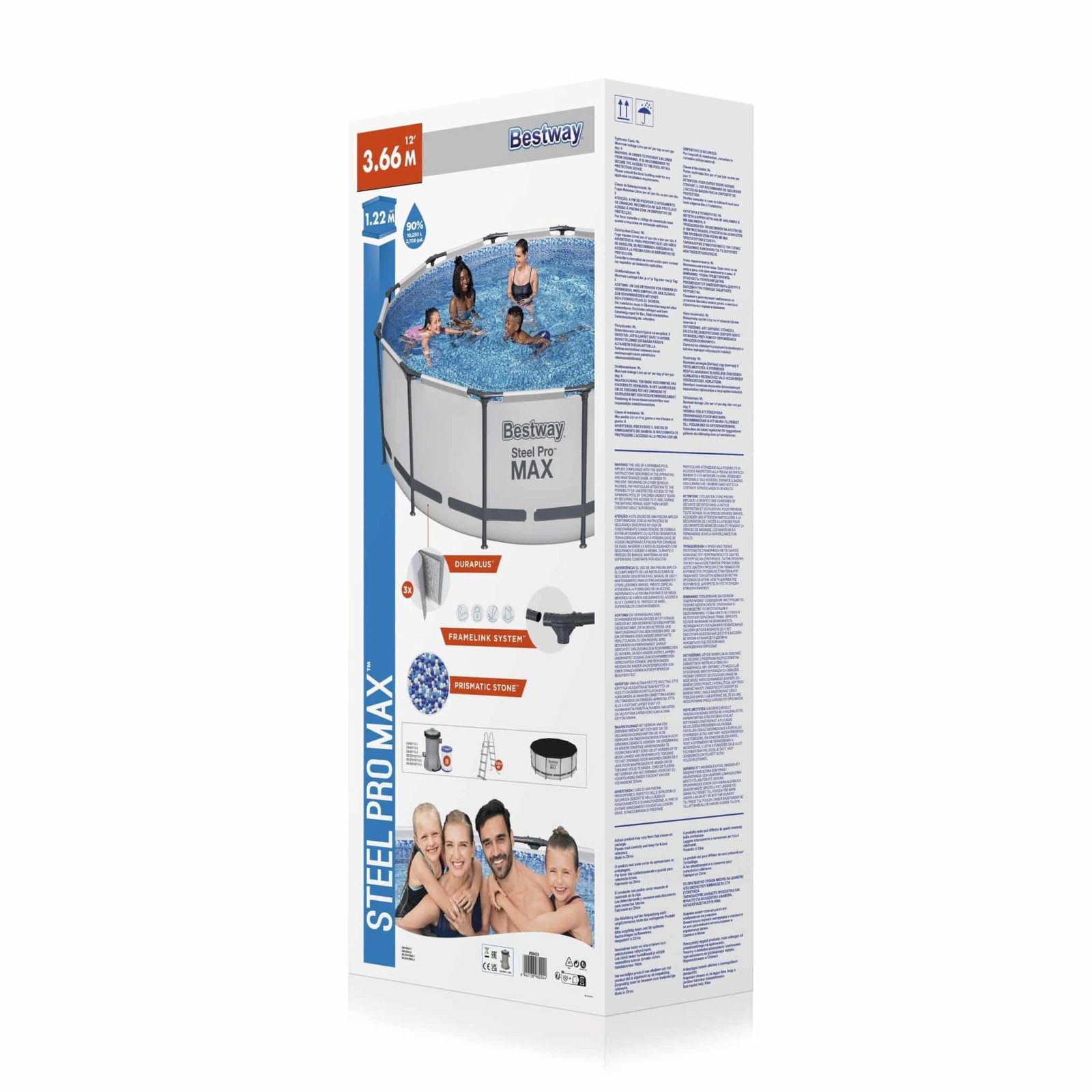 Piscine hors-sol BESTWAY + Robot GUPPY - Vue 2