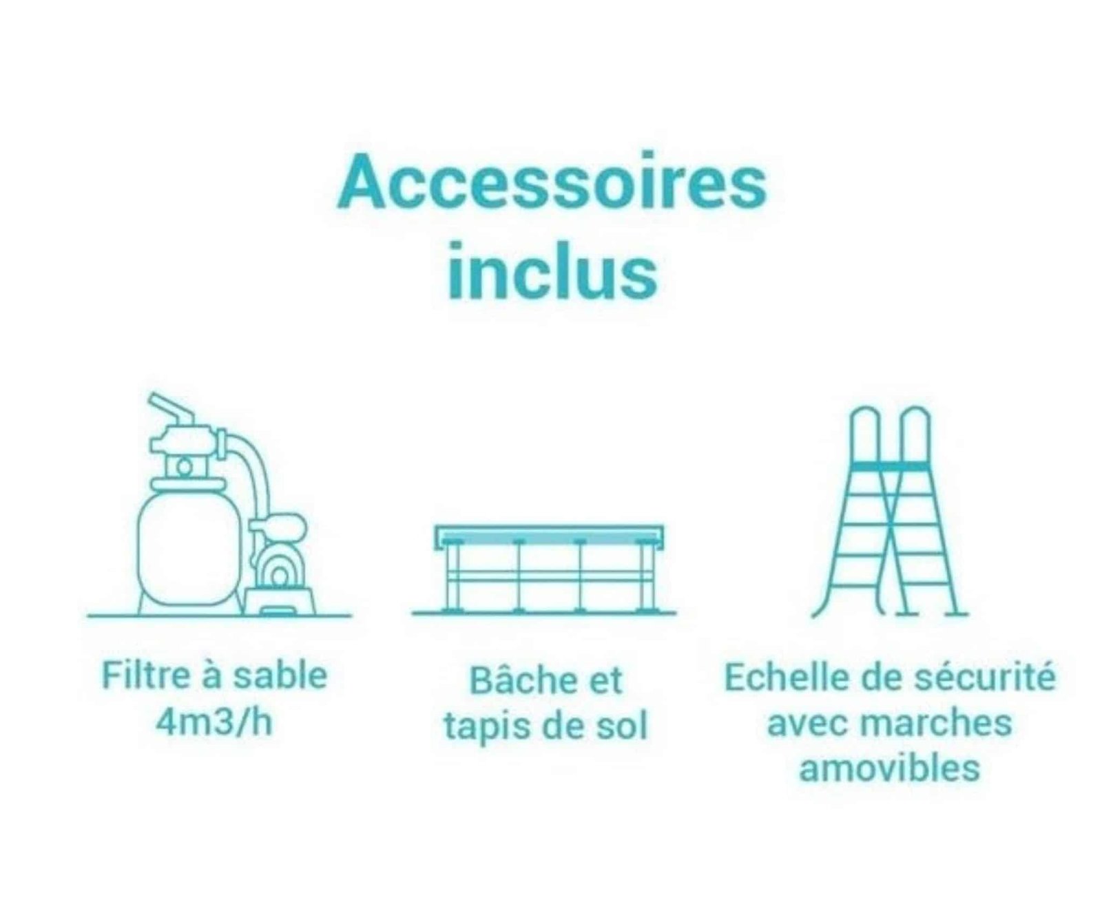 Piscine hors sol APX365 acier BESTWAY - Vue 4