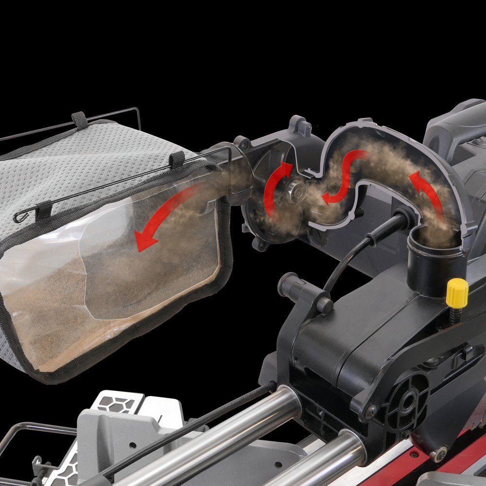 Scie à onglet radiale avec aspiration intégrée - 2000W - lame 255mm - DMS 255 FARTOOLS - Vue 4
