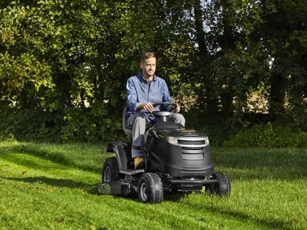 Tracteur tondeuse Alpina AT3 98 HA avec moteur Stiga ST 400 - Vue 6