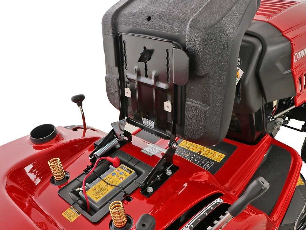 Troy Bilt Horse 105T-R - Tracteur tondeuse - boîte hydrostatique - bac de ramassage - Vue 16