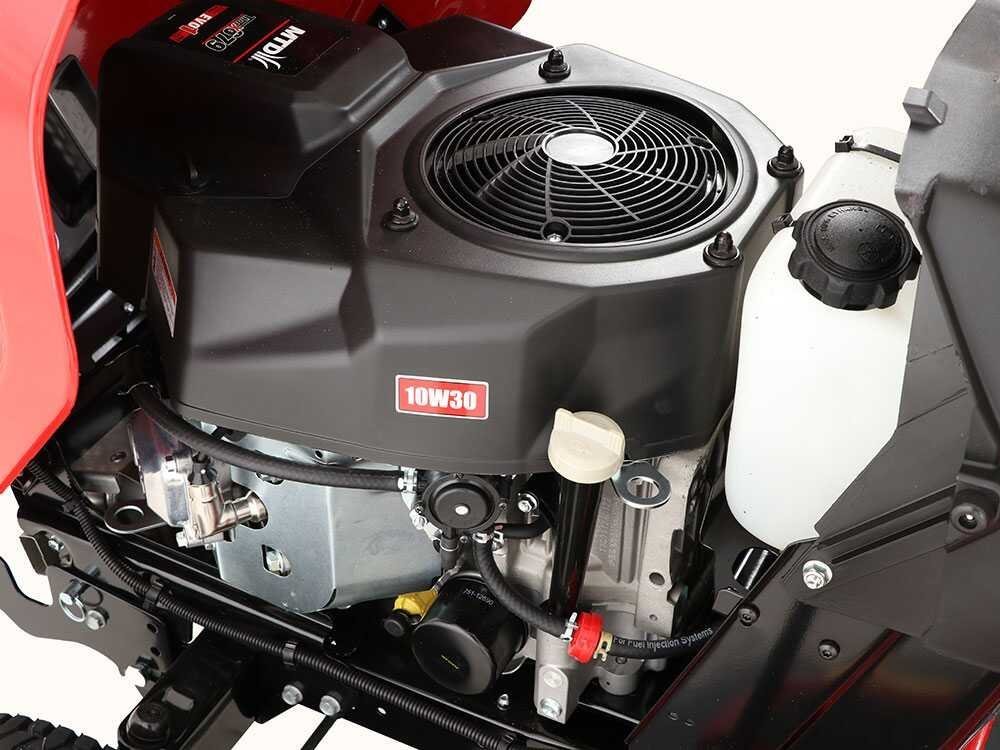 Troy Bilt Horse 105T-R - Tracteur tondeuse - boîte hydrostatique - bac de ramassage - Vue 13