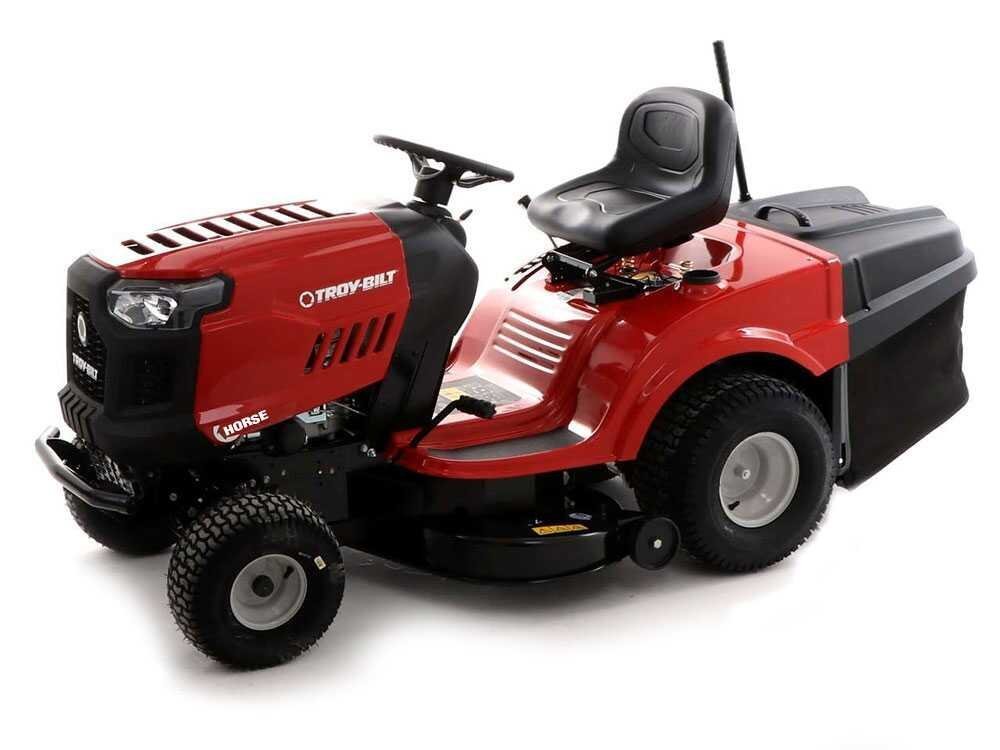Troy Bilt Horse 105T-R - Tracteur tondeuse - boîte hydrostatique - bac de ramassage - Vue 5